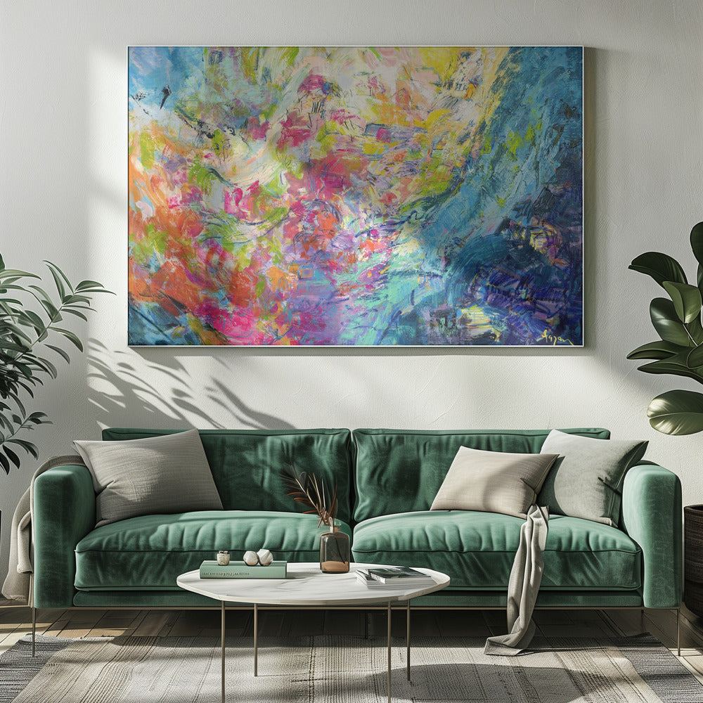 Vivid Colors And Delicate Petals | Canvas