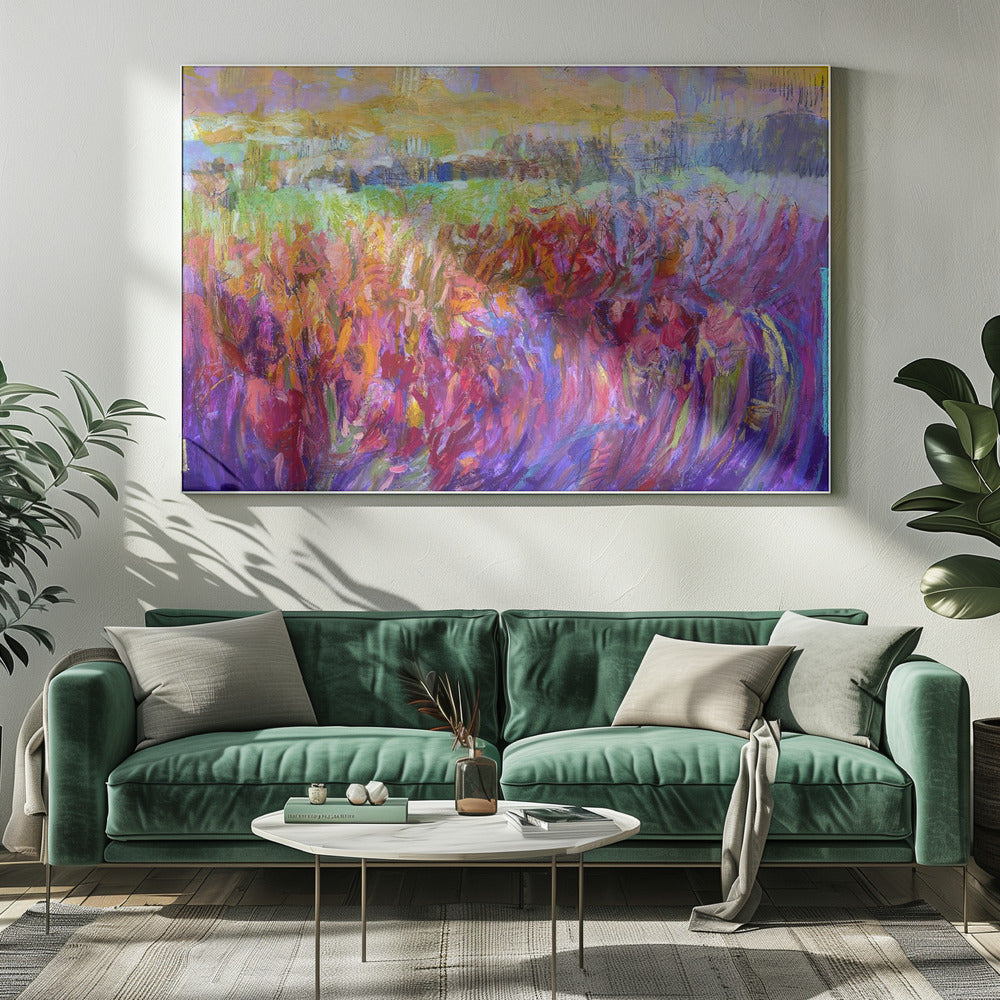 Vibrant Field Hues | Canvas