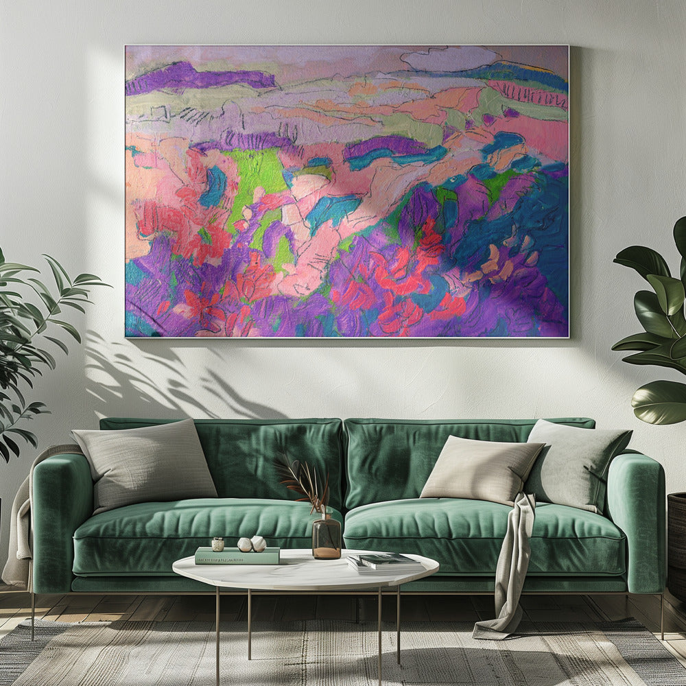 Colorful Petal Dance | Canvas
