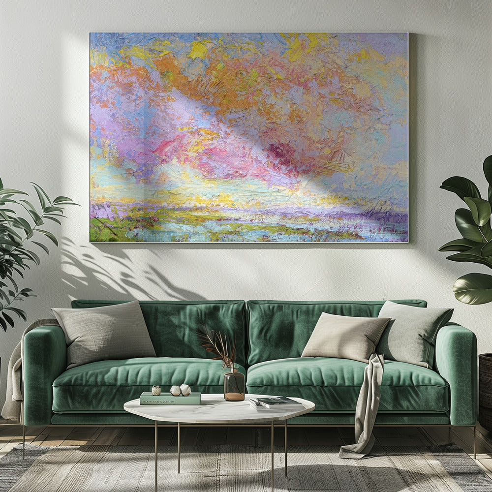 Abstract Colorful Skies | Canvas