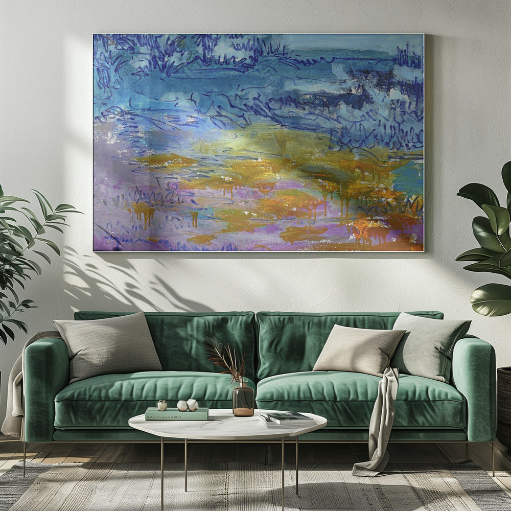 Expressionist Colorful Abstract | Canvas