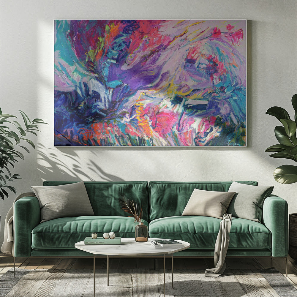 Expressionist Colorful Abstract | Canvas