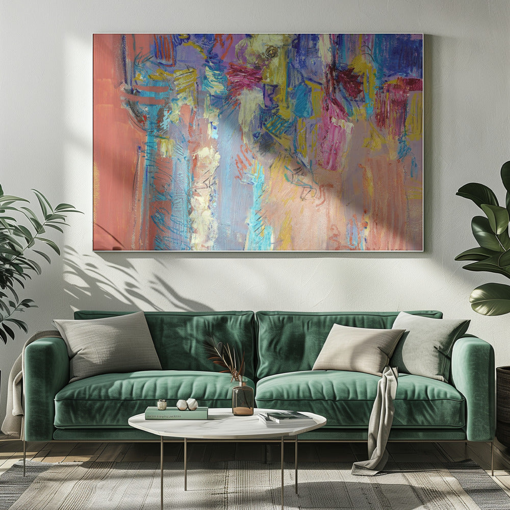 Expressionist Colorful Abstract | Canvas