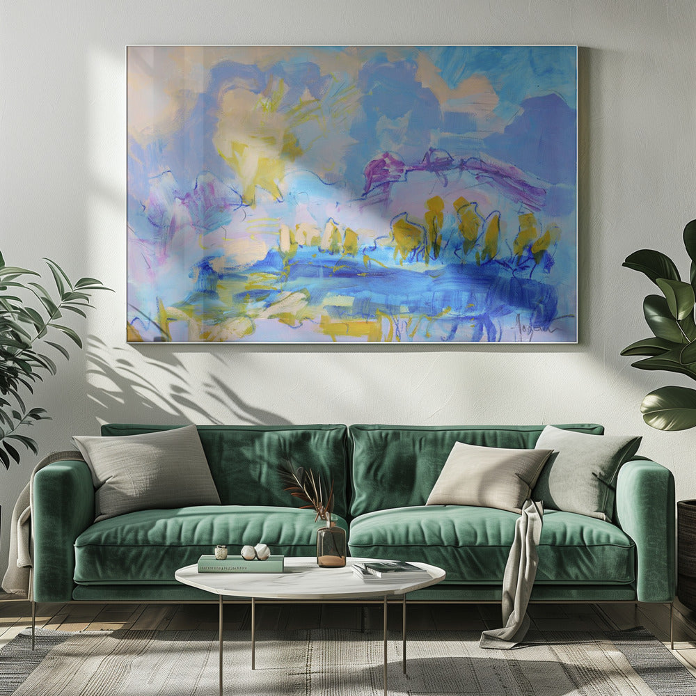 Dreamy Pastel Landscape | Canvas