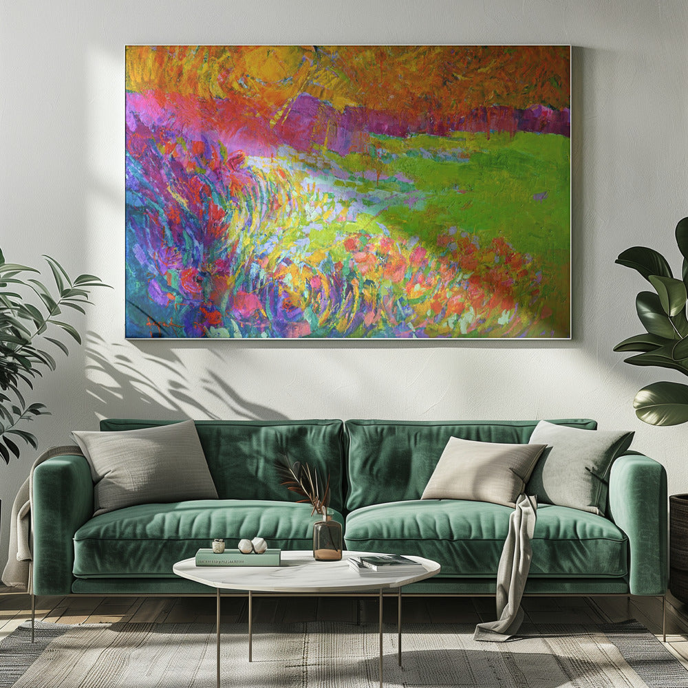 Vivid Garden Harmony | Canvas