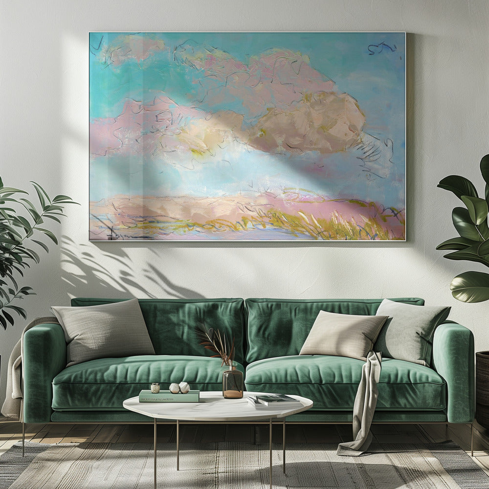 Pastel Sky Drift | Canvas
