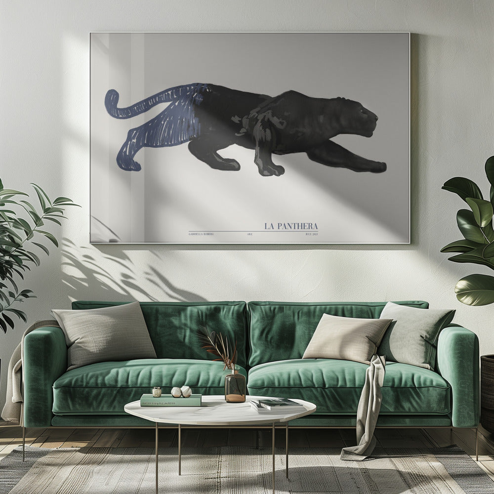 La Panthera (blue) | Canvas
