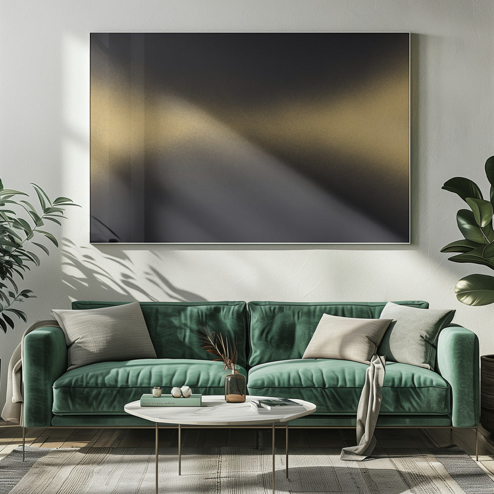 Golden Horizon Waves | Canvas