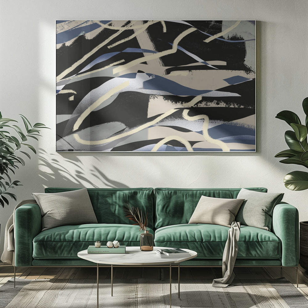 Abstract mountain range | Canvas