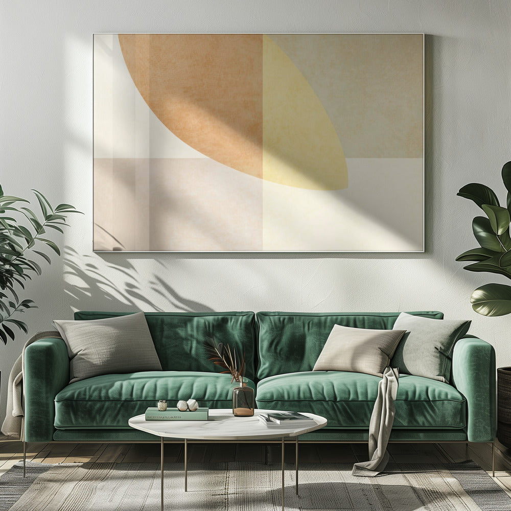 Aqua Shapes1 Kopie | Canvas