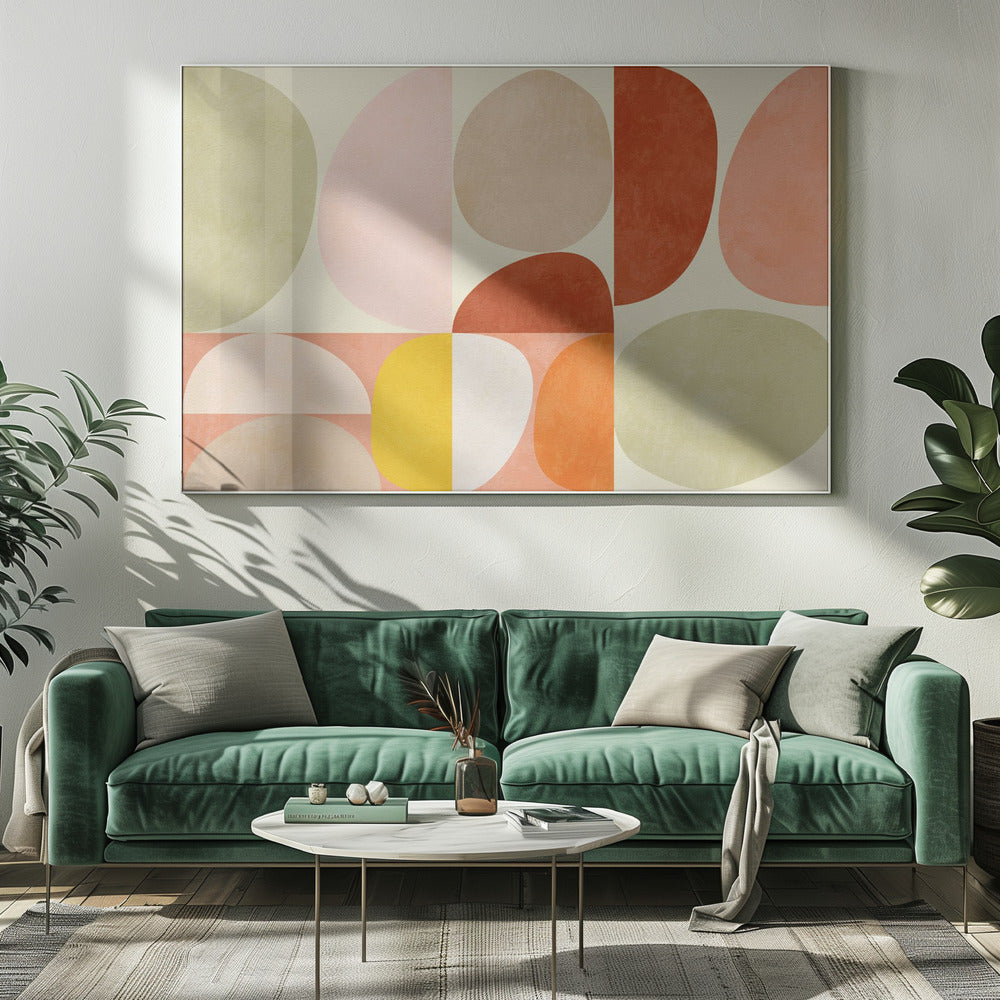 Pastel Geometry | Canvas