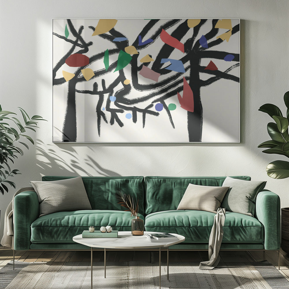 Colors in the forest 02 | Canvas