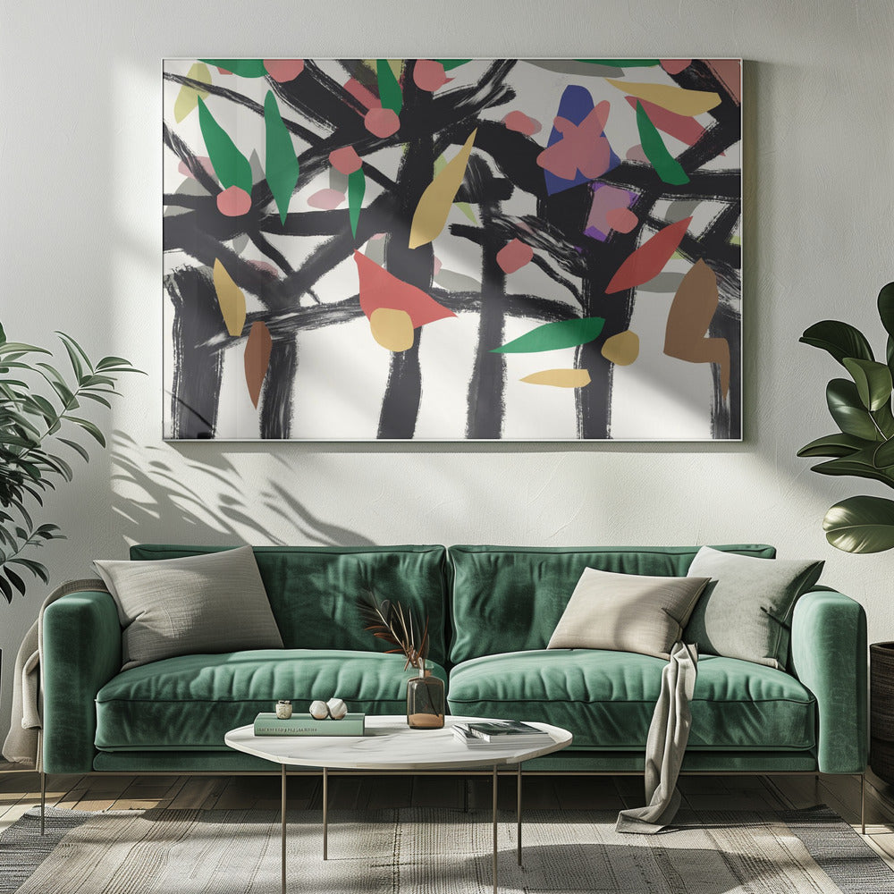 Colors in the forest 06 | Canvas