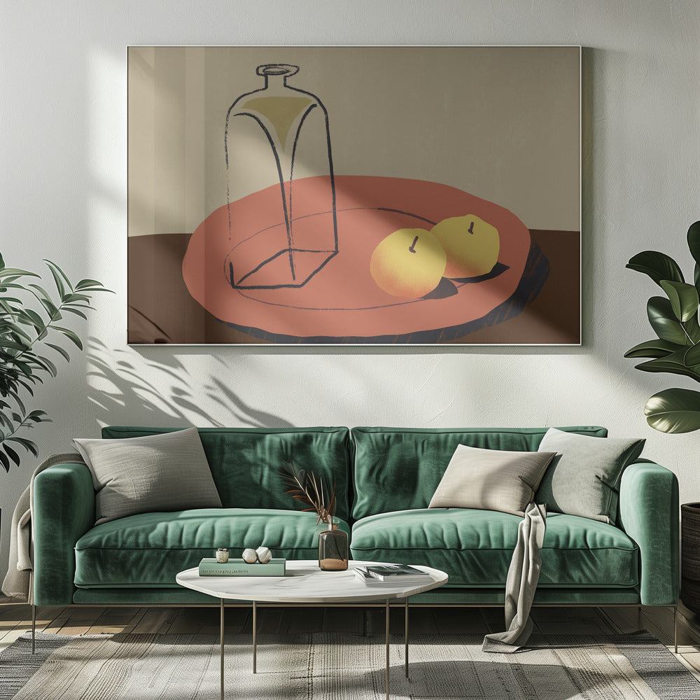 Jar and apple | Canvas