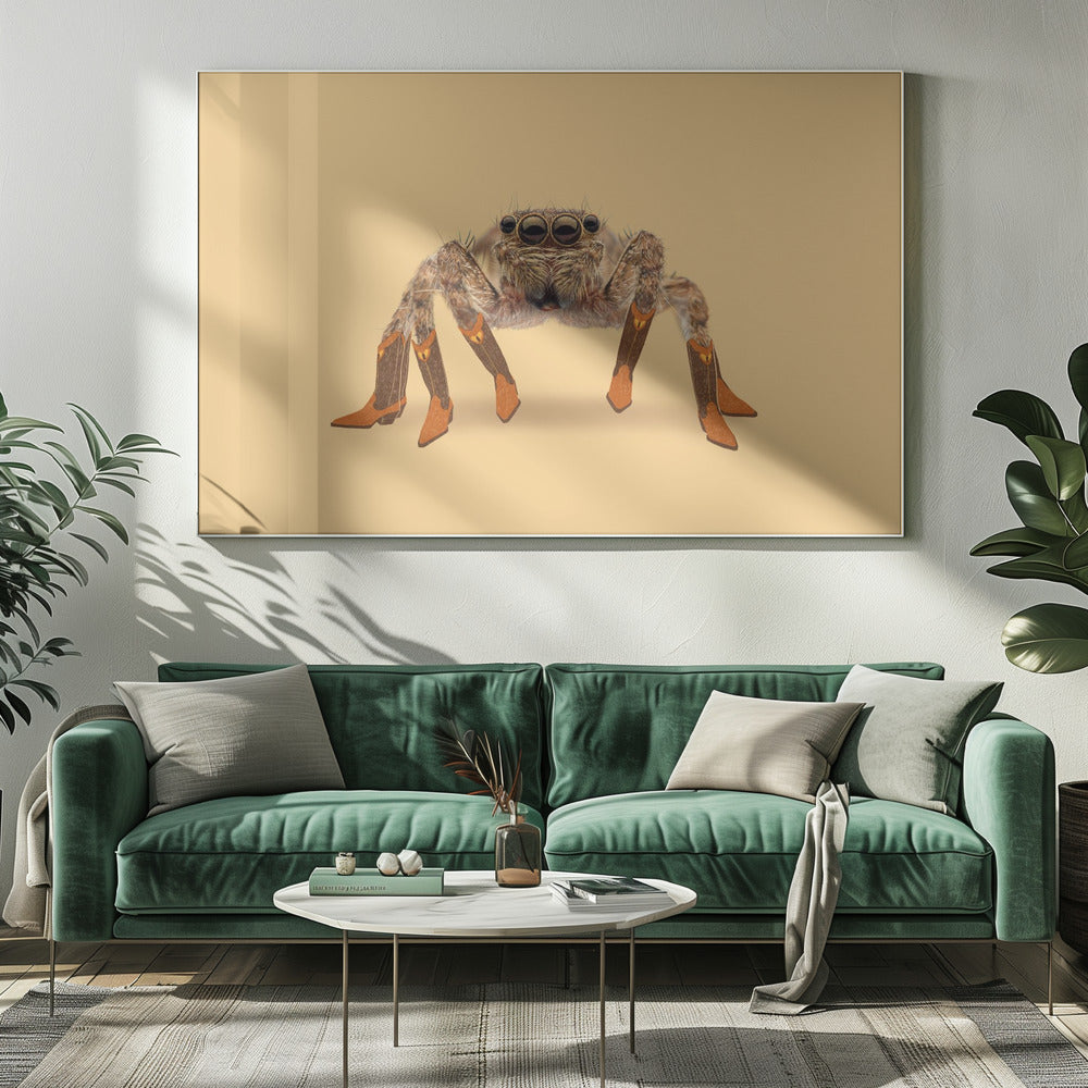 Lydia the Leggiest Cowgirl Spider | Canvas