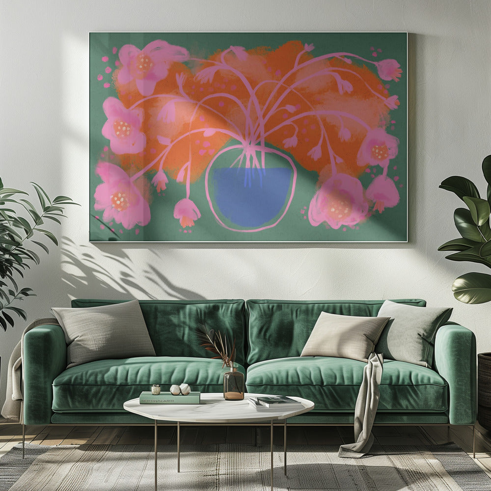 Floral Burst Symphony | Canvas