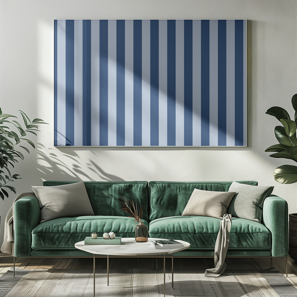 Blue Stripes | Canvas