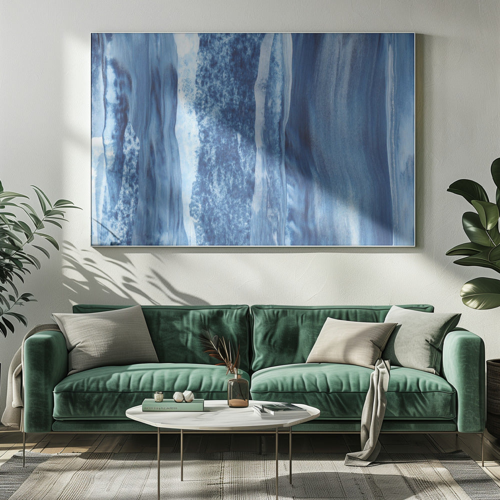 Blue Cascade Veils | Canvas