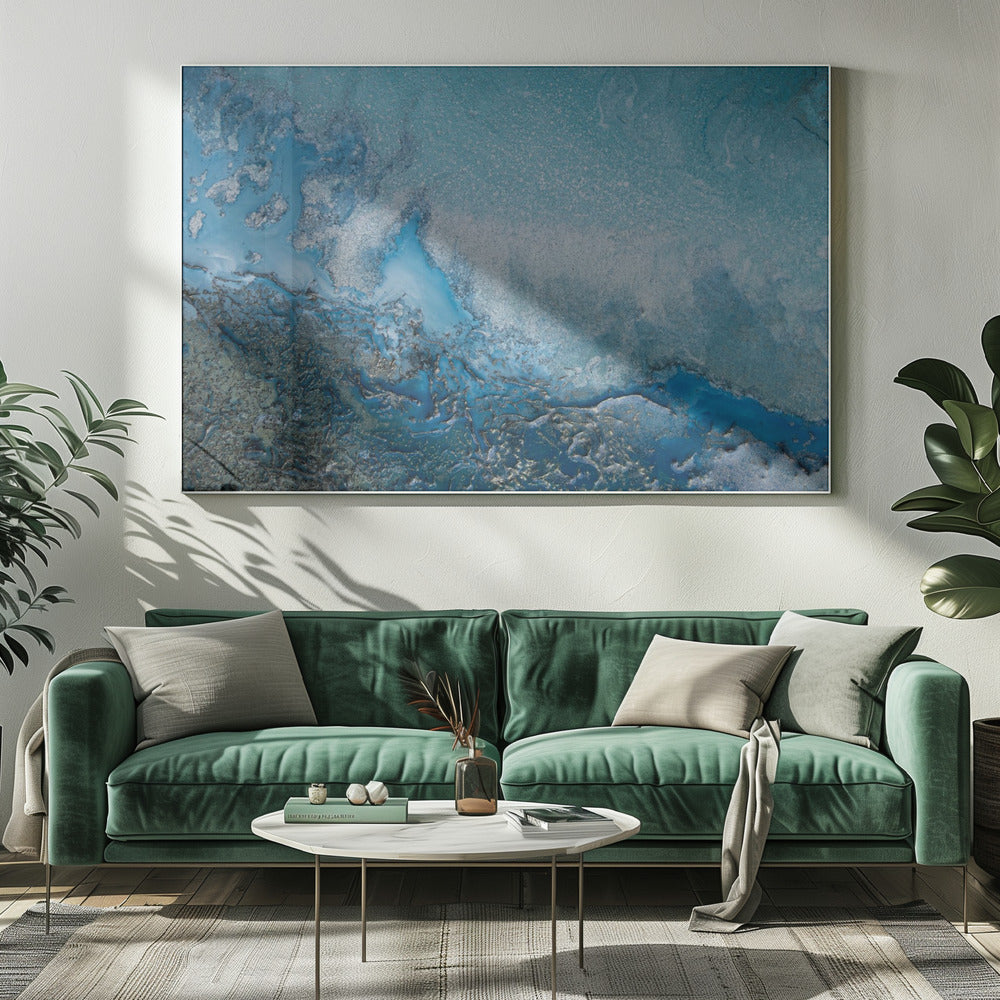Soft Blue - Cyan Waters | Canvas
