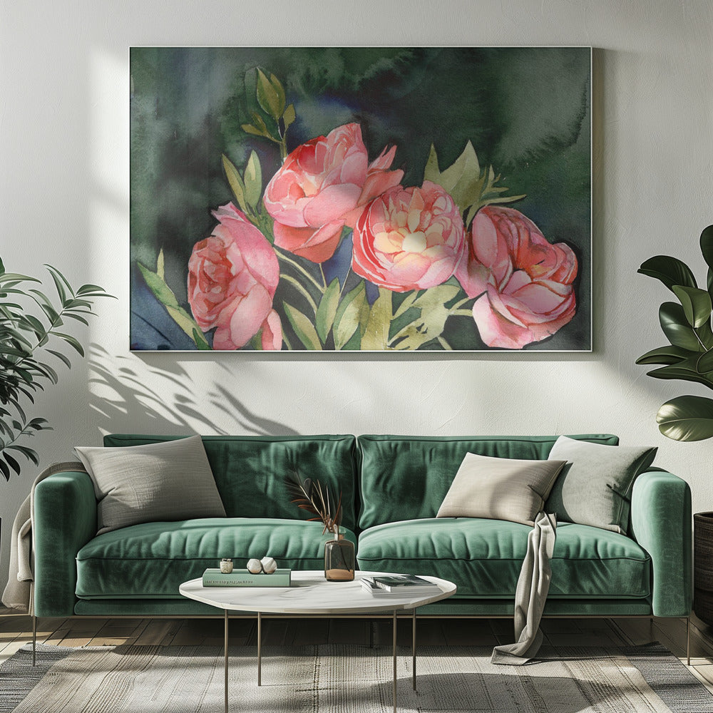 Dark Blooms | Canvas
