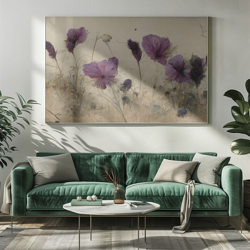 Purple Bloom Whispers | Canvas