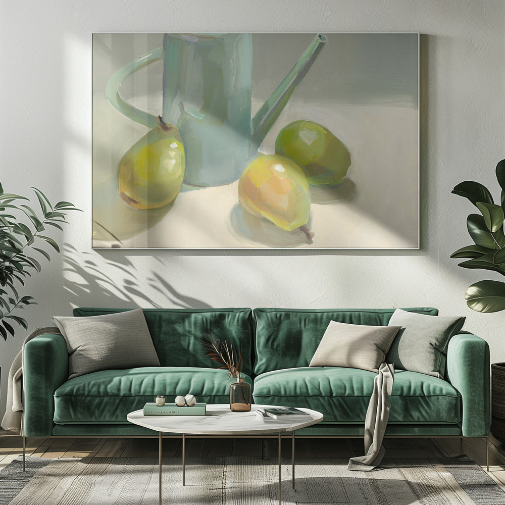 Pitcher and Pears | Canvas