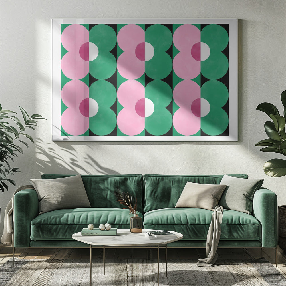 Floral Geometry Shapes | Canvas