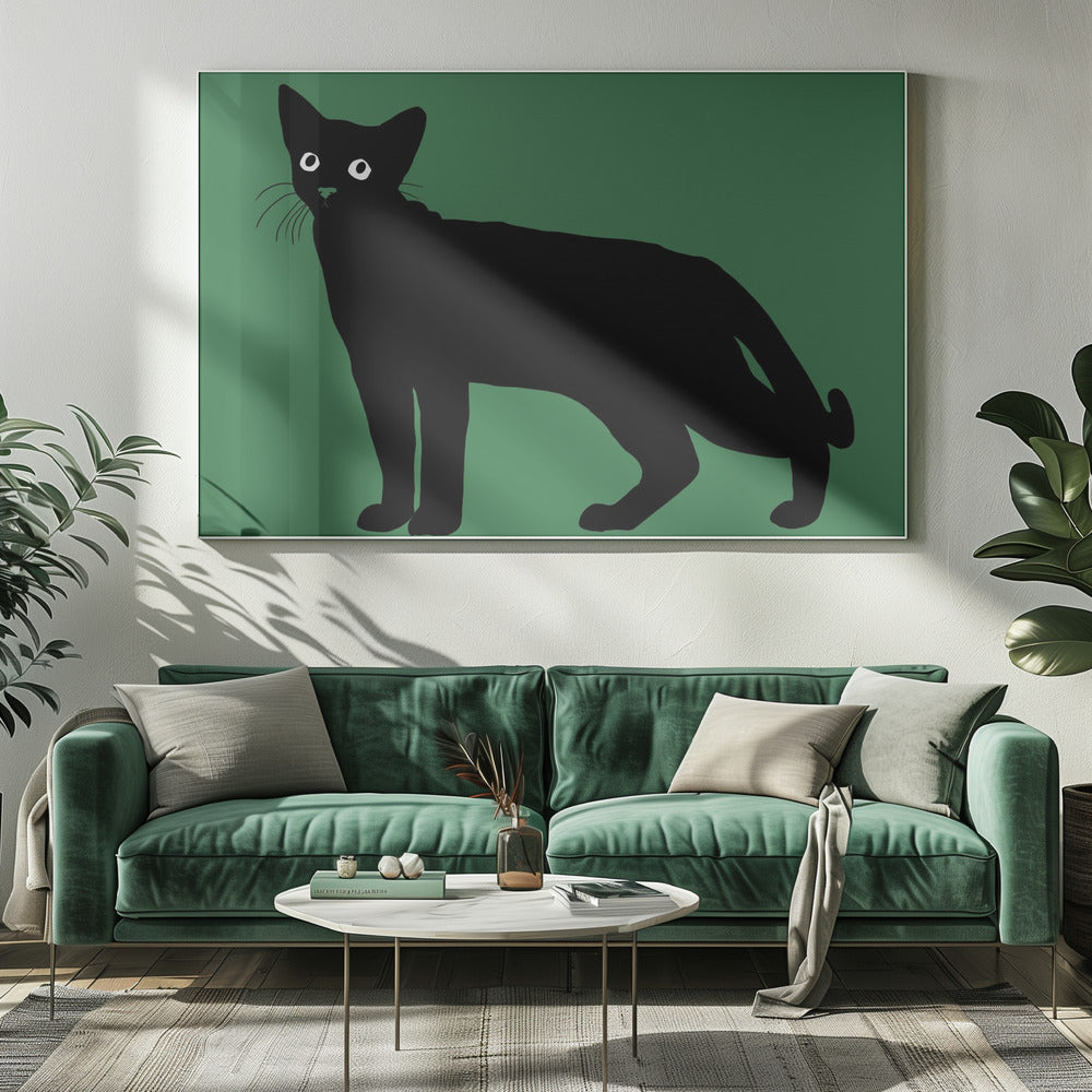 Black cat | Canvas
