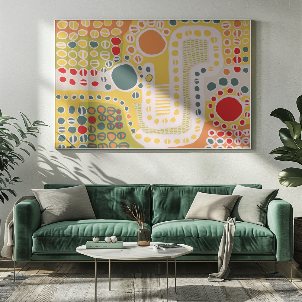 Pebbles Abstract | Canvas