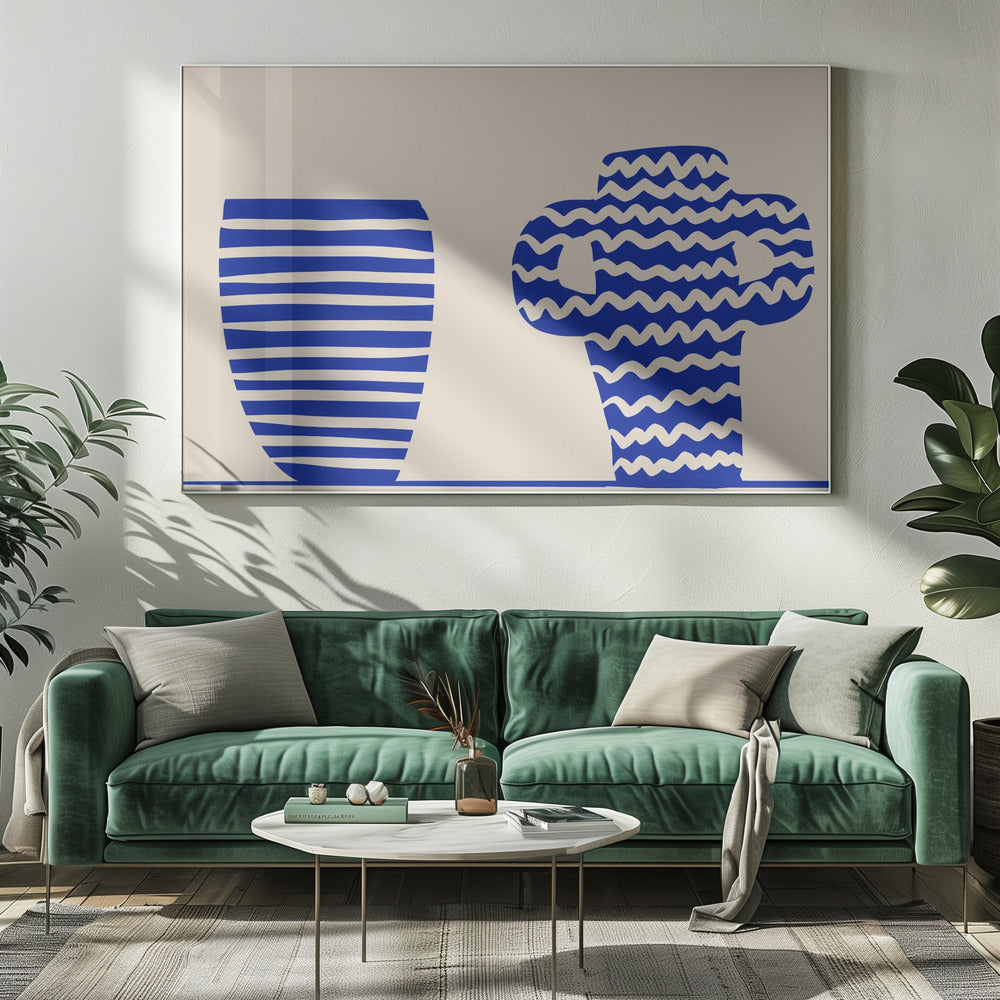 Blue Vases | Canvas