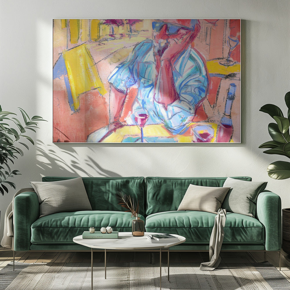 Bottle of Red | Canvas