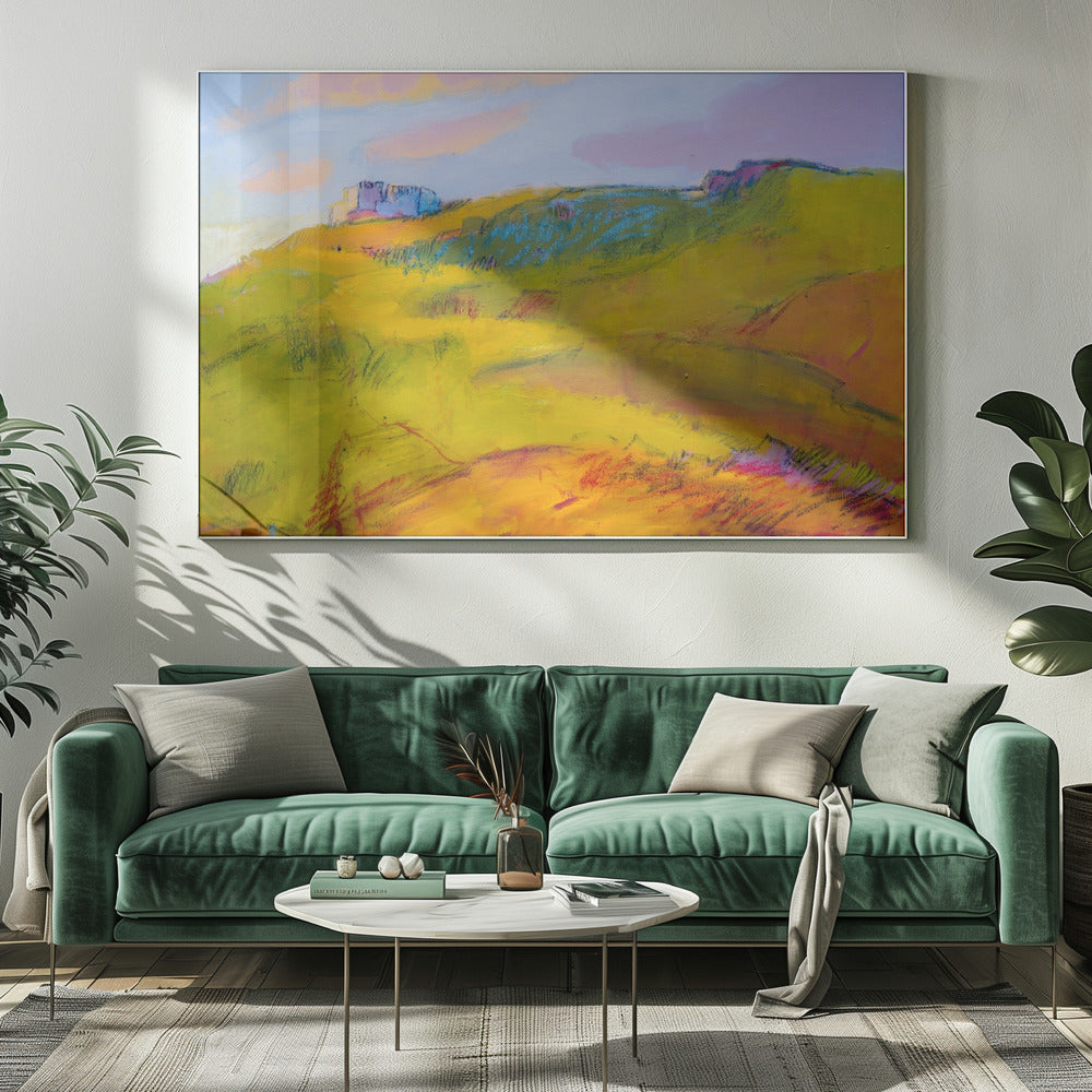 Vibrant Hillside Dream | Canvas