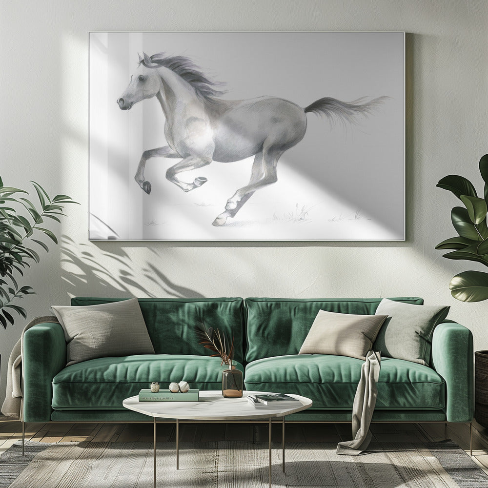 Dynamic Grace of A Galloping Horse | Canvas