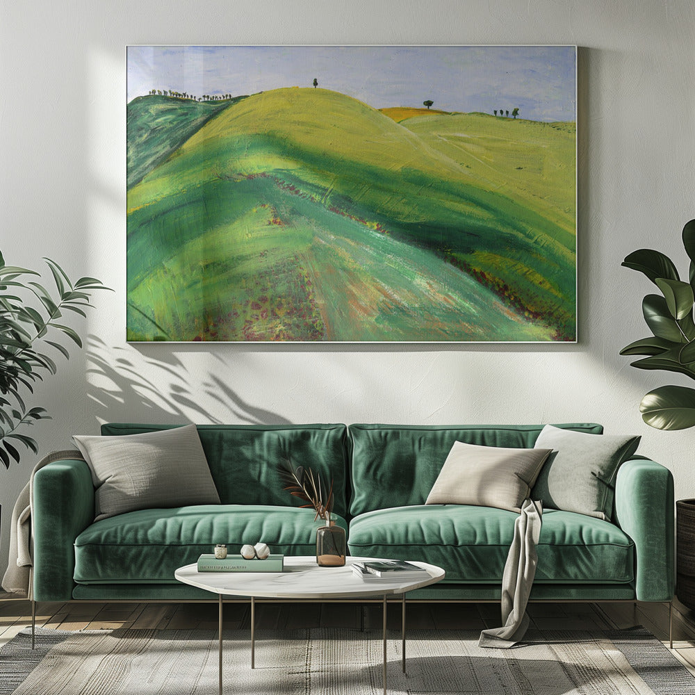Green Hills | Canvas