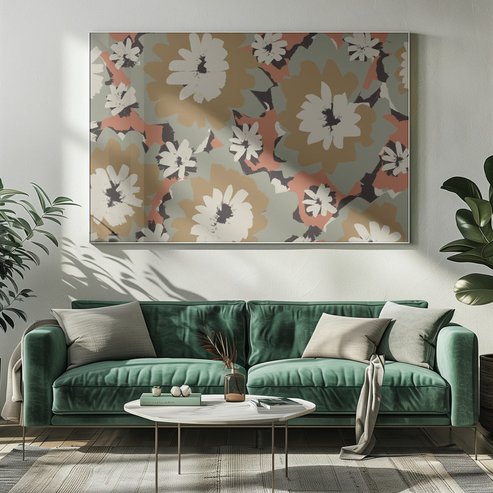 Bold Floral Symphony | Canvas