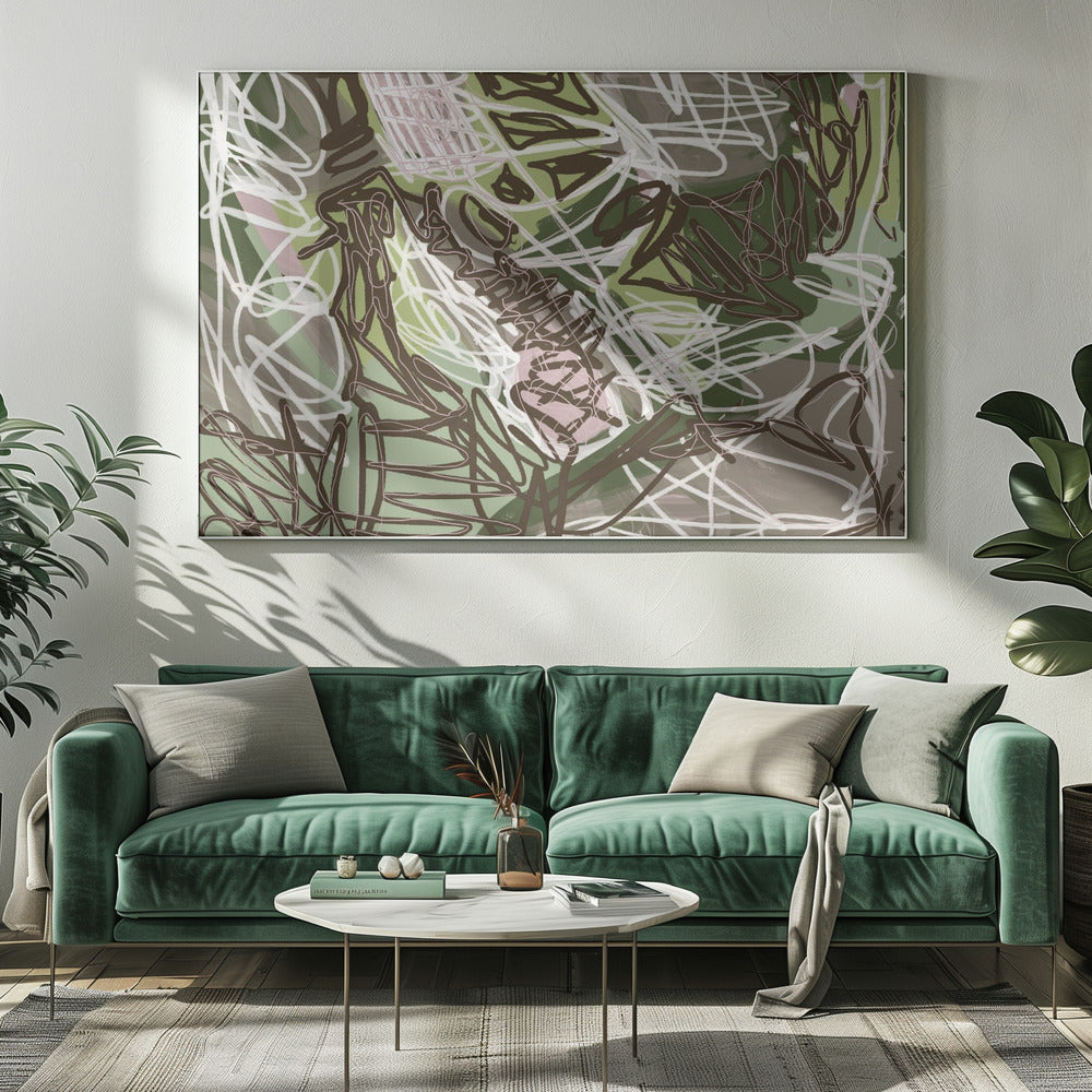 Scribble Abstract | Canvas