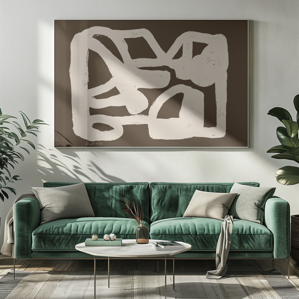 Brown ABSTRACT | Canvas