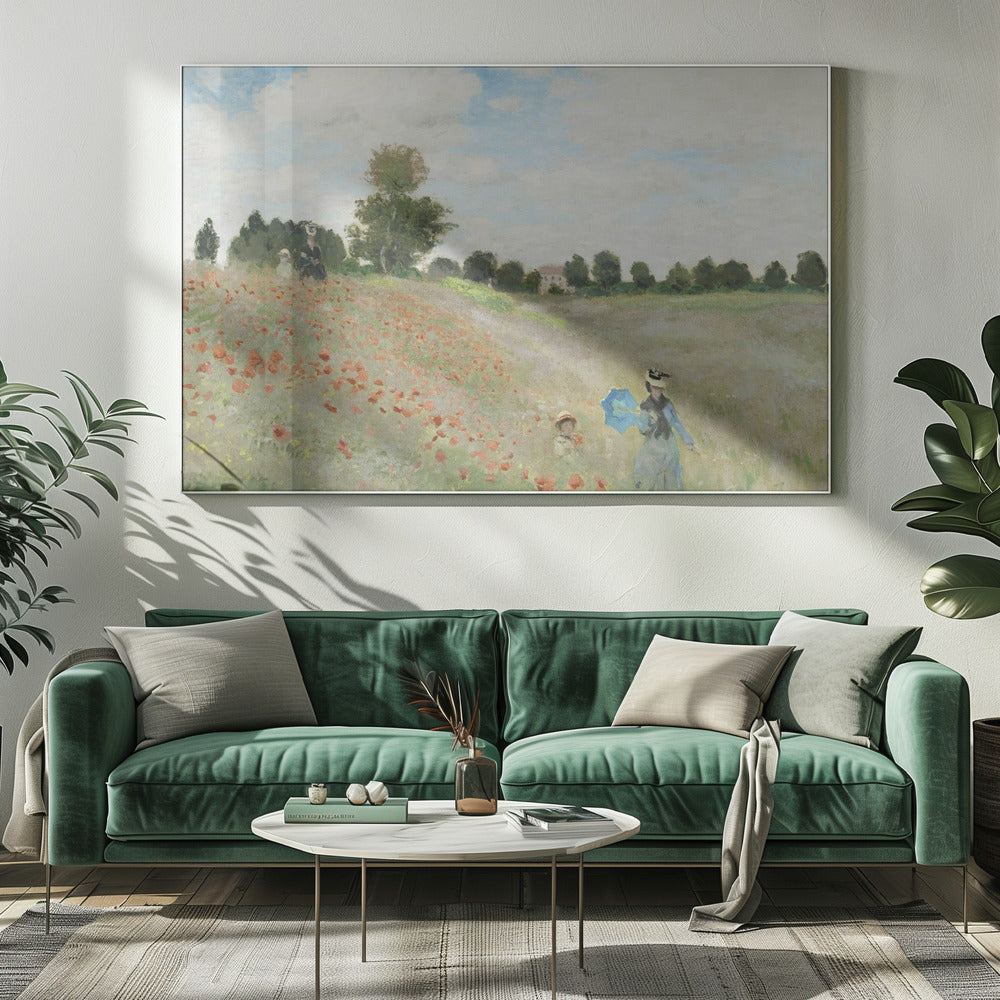 Poppy Field Near Argenteuil (1873) | Canvas