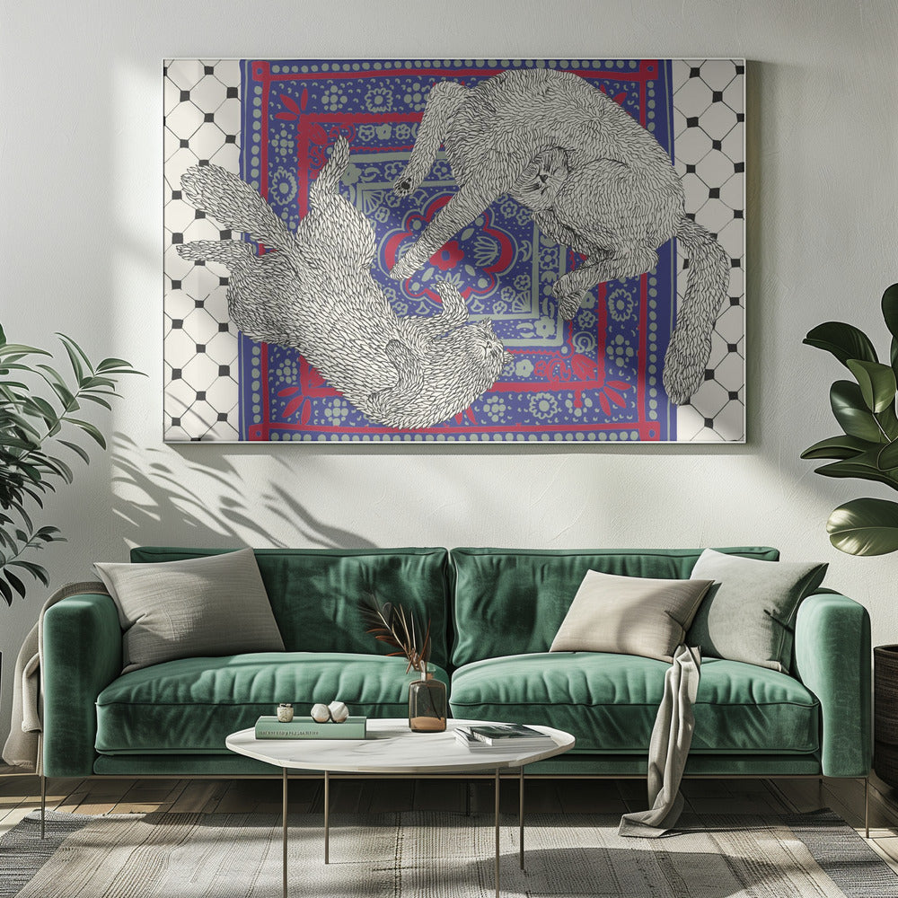 Sleeping Cats | Canvas