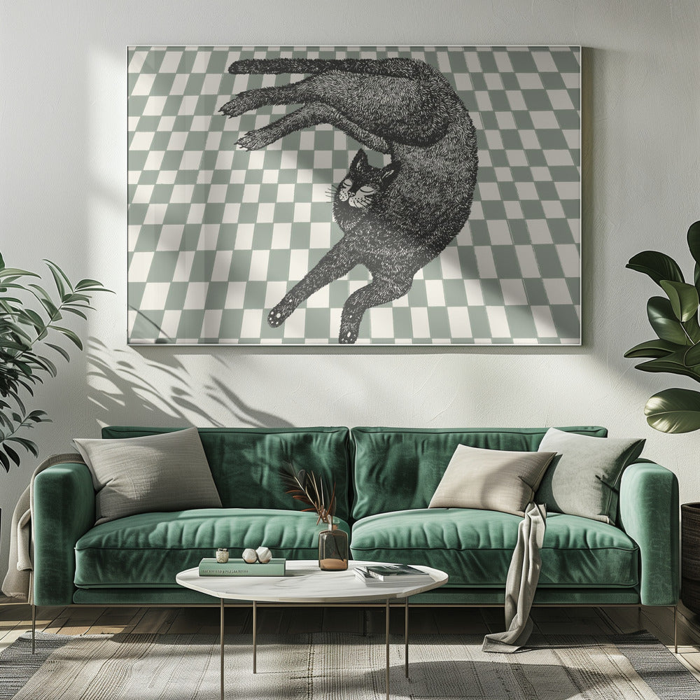 Sleeping Cat III | Canvas