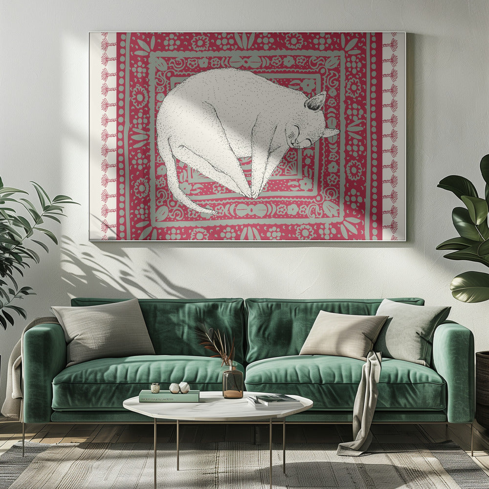 Sleeping Cat VI | Canvas