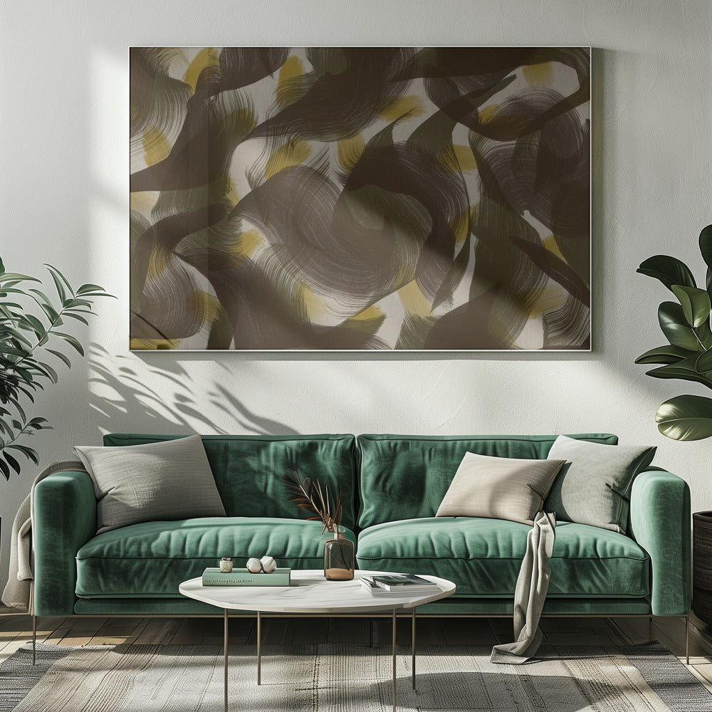 Whirling Earth Tones | Canvas