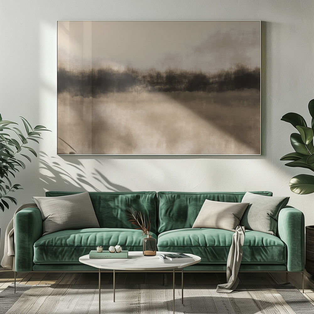 Abstract Landscape in earthy tones. | Canvas