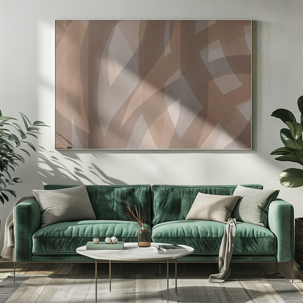 Neutral Abstract Watercolor In Nude and Pastel 5 | Canvas