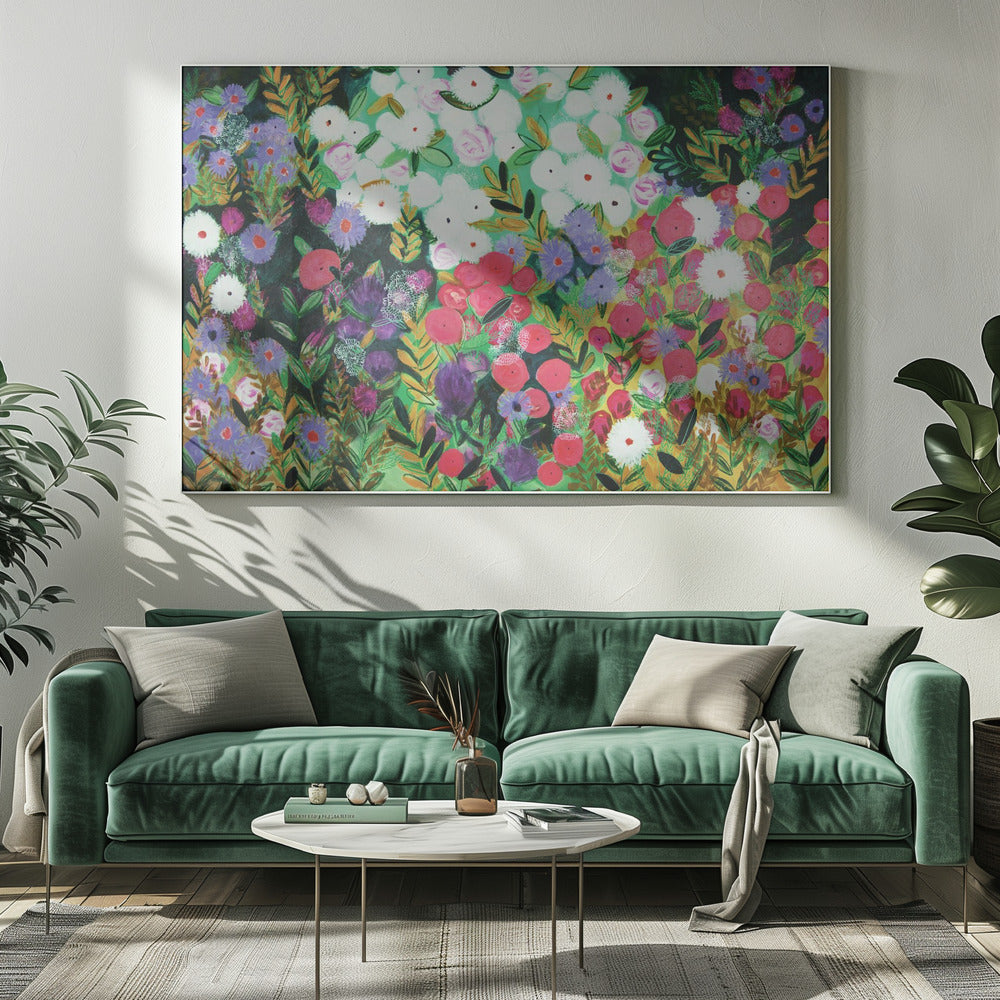 Midnight Garden Hue | Canvas