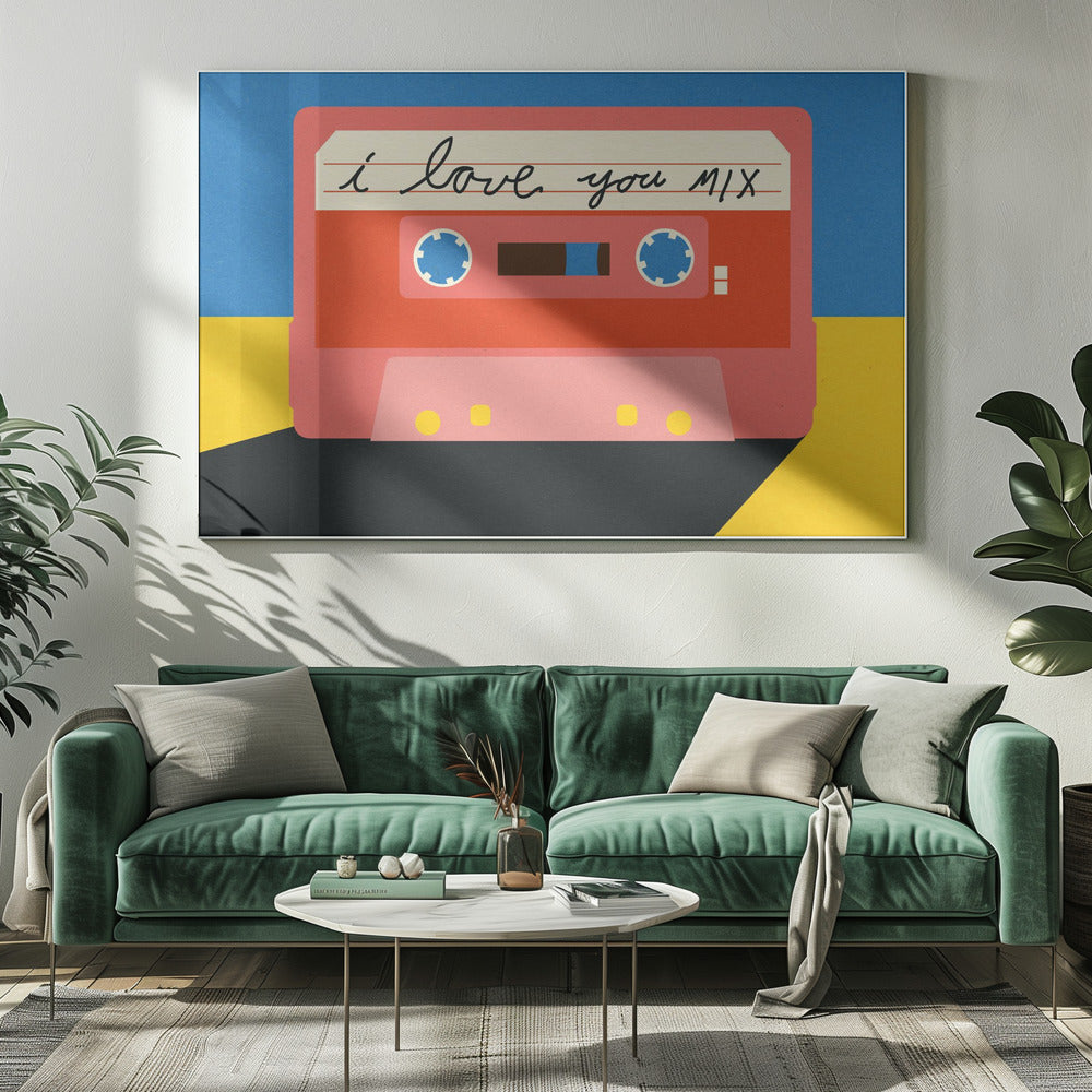I Love You Mix Tape | Canvas