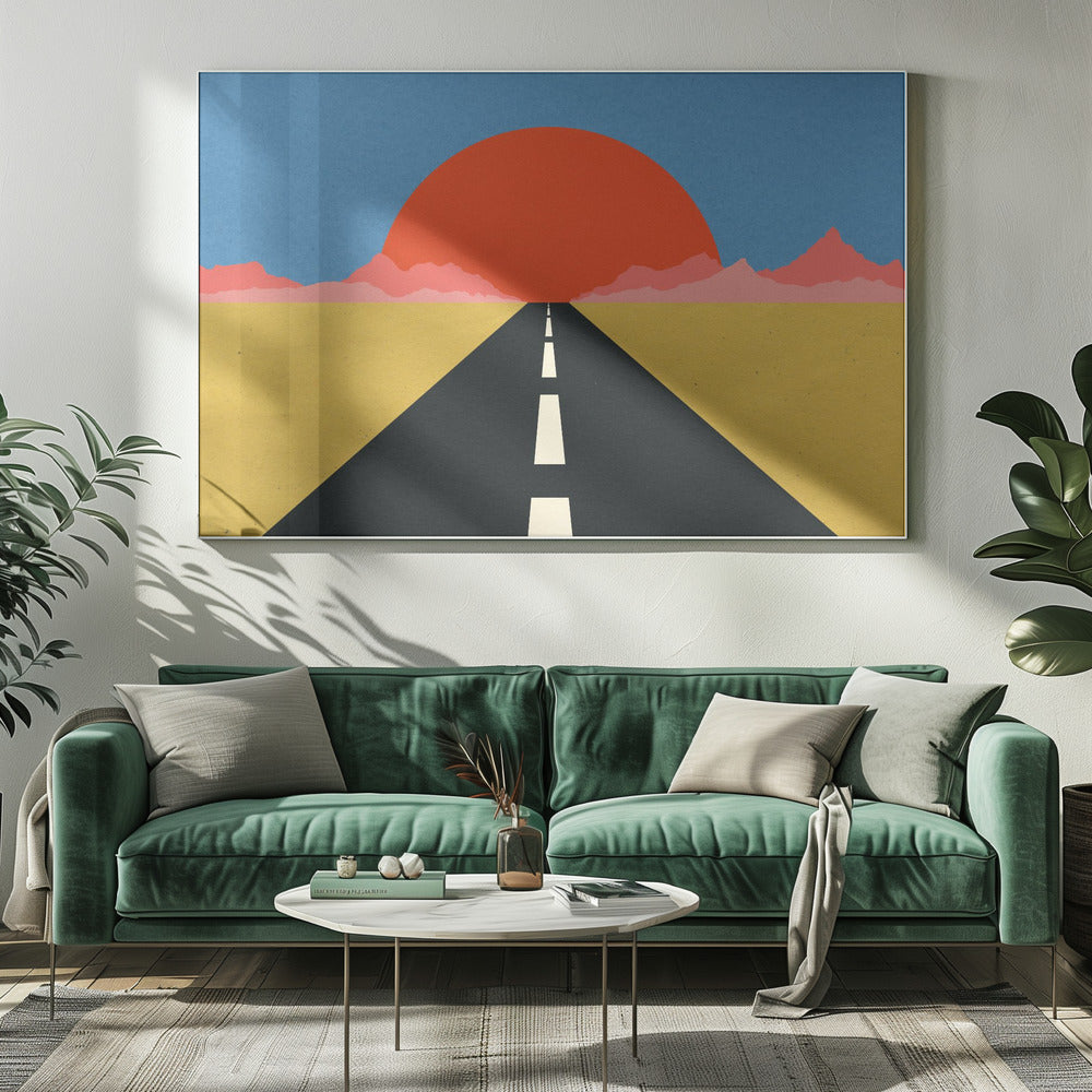 Road To Sun | Canvas