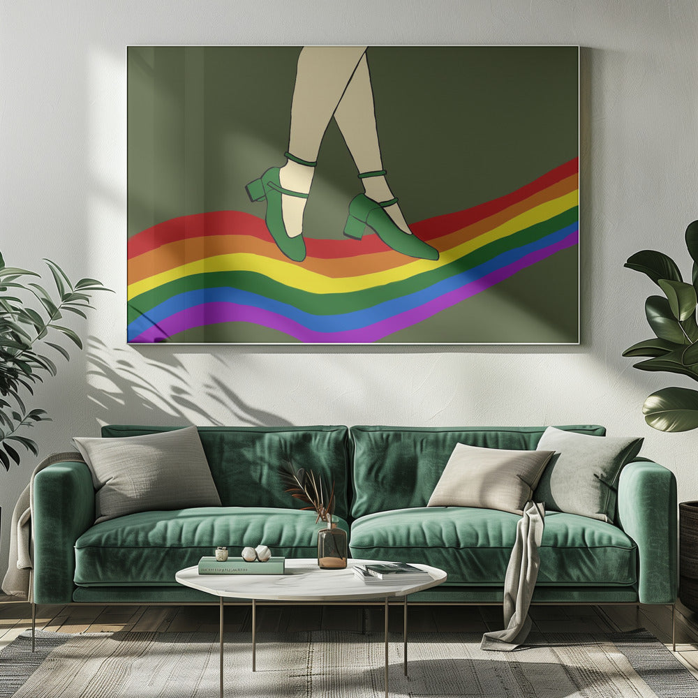 Rainbow Walk | Canvas