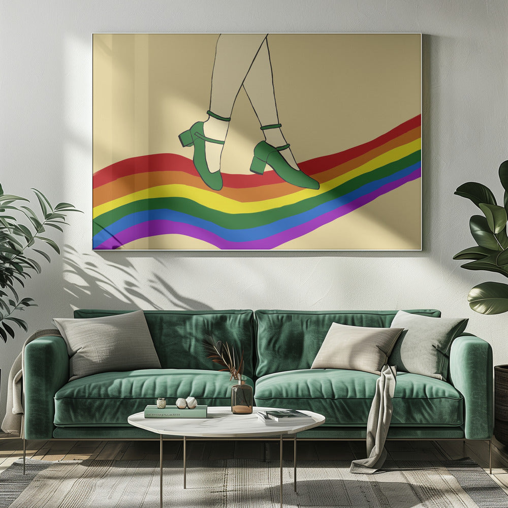 Rainbow Walk | Canvas