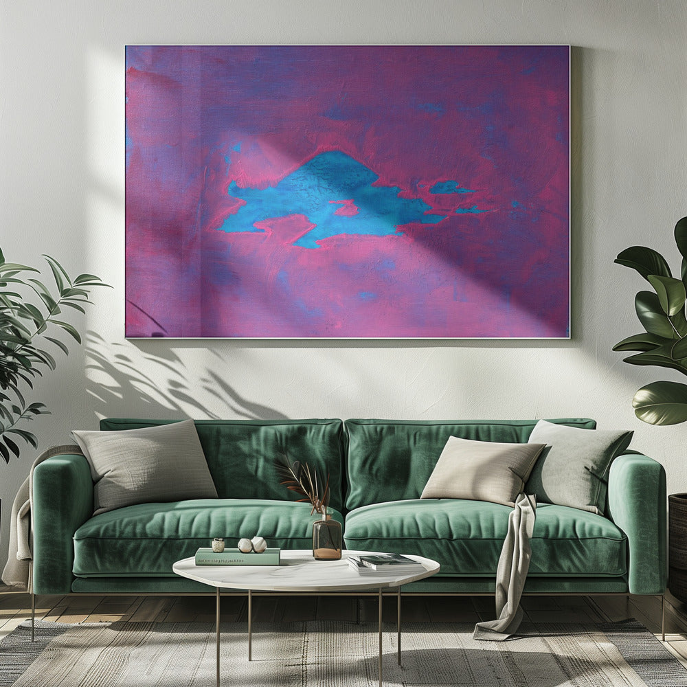 Uap Cyan, Magenta Sky | Canvas